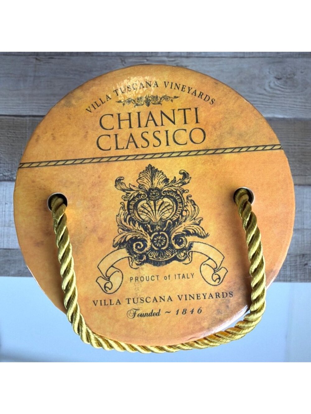 Villa Toscana Vineyard Chianti Classico Italy Wine Bottle Gift Box Real Home - Picture 5 of 10